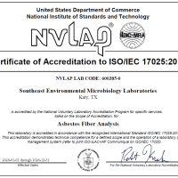 NVLAP 600385-0 Houston